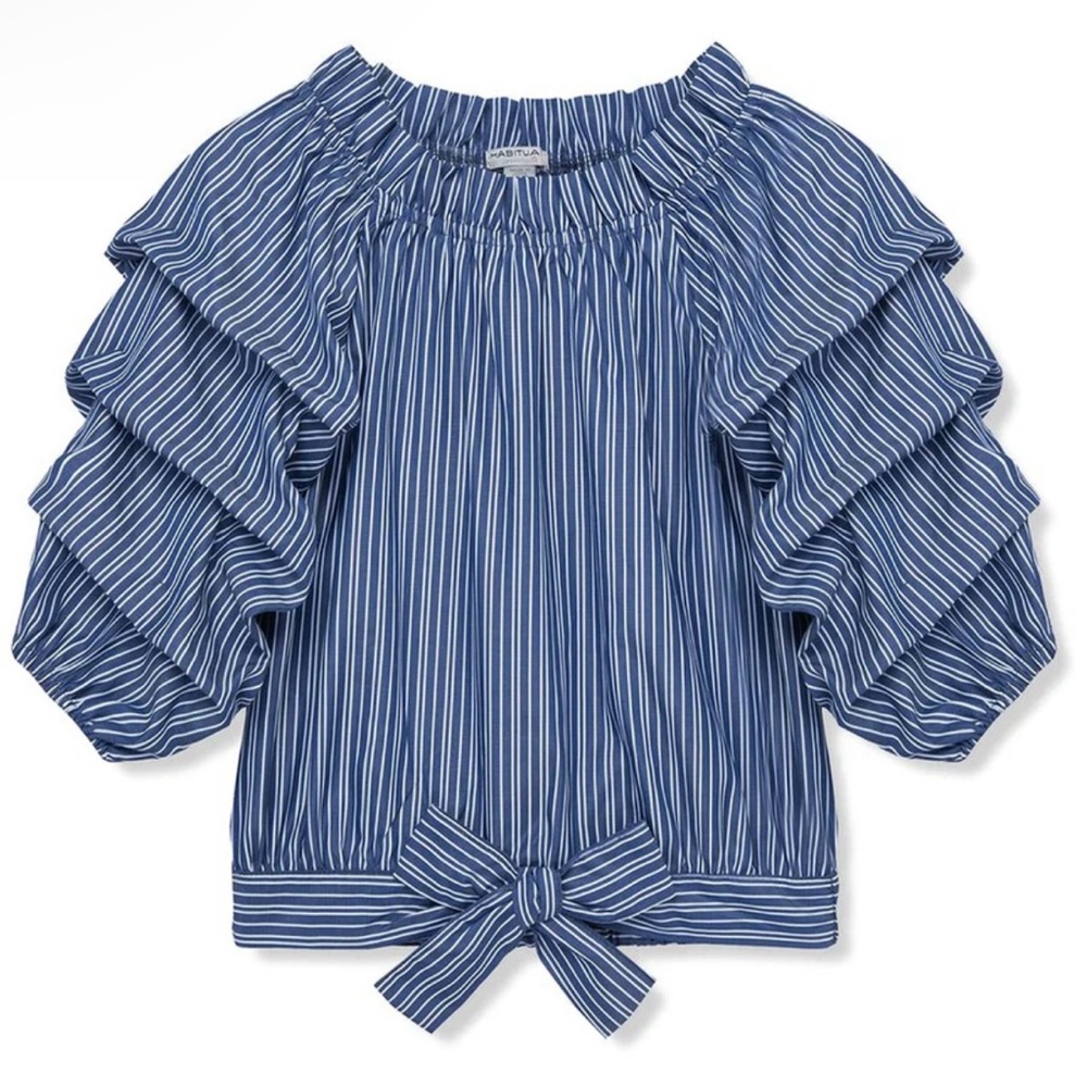 NWT Habitual Kids Joyce Gathered Top